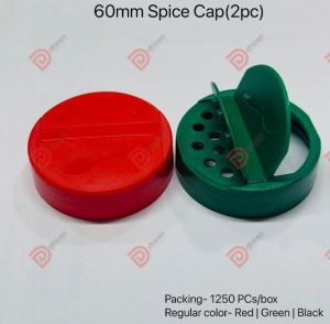 60mm Plastic Round Spice Bottle Cap