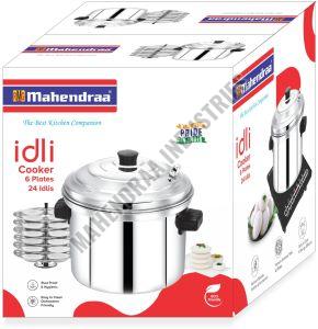 6 Plate Stainless Steel Idly Cooker