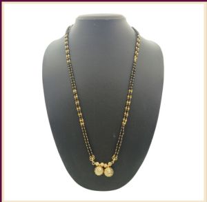Golden Twin Bloom Ceremony Mangalsutra