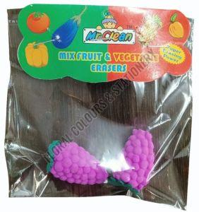 3D Fruit Shape Rubber Eraser Set