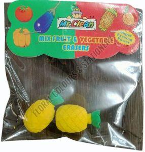 3D Pineapple Rubber Eraser Set