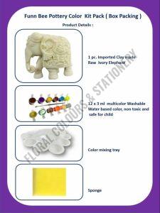 Funn Bee 3D Elephant Painting Craft Kit