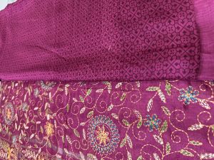 Thread Work Maheshwari Silk Suit