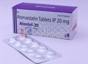 Atostol 20mg Atorvastatin Tablets