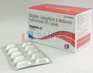 Dapabetic Sm Sitagliptin Dapagliflozin Hydrochloride Tablets