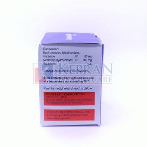 Gliclabetic M80 Gliclazide Metformin Hydrochloride Tablets