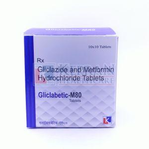 Gliclabetic M80 Gliclazide Metformin Hydrochloride Tablets