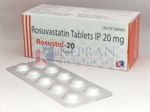 Rosustol 20mg Rosuvastatin Tablets