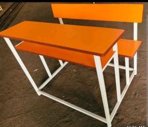 Dual Seater Metal Frame School Desk