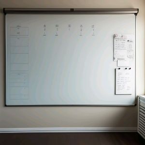White Magnetic White Board