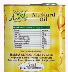 5L Paaksaar Mustard Oil