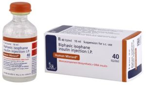 40IU Human Mixtard Biphasic Isophane Insulin Injection