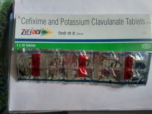 Zifi CV 200mg Cefixime Potassium Clavulanate Tablets