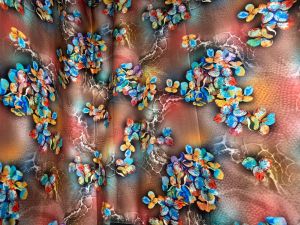 Elegant Floral Cotton Printed Fabric