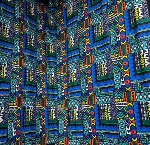 Ethanic Style Pure Cotton Printed Fabric