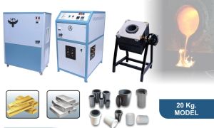 20 Kg SPS Induction Silver Refining Furnace