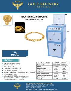 2 Kg Induction Melting Machine for Gold and Silver