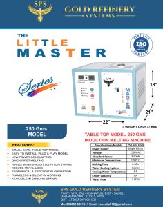250 Gms SPS Table Top Induction Melting Machine