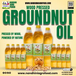 Wood Pressed Groundnut Oil