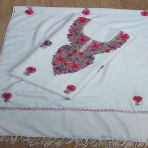 Ladies Woolen Embroidery Suit