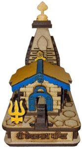 MDF Wood Traditional Shree Kedarnath Temple