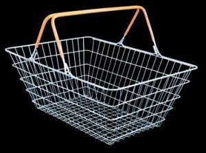 Stainless Steel Supermarket Shopping Trolley