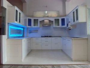 U Shaped Stainless Steel Modular Kitchen