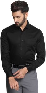 Mens Black Formal Shirts
