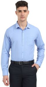 Mens Blue Formal Shirts