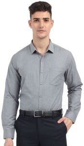 Mens Grey Formal Shirts