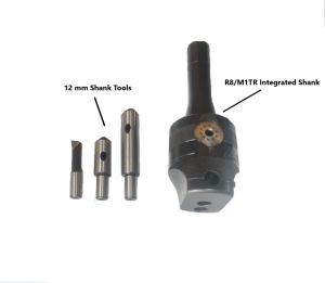 Micro Boring Head Dia 62 Mm with R8 Integrated Shank