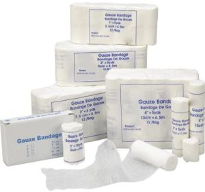 Cotton White Multi Size Gauze Bandage