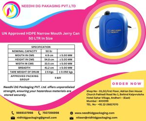 50 Ltr. Un Approved HDPE Narrow Mouth Jerry Can