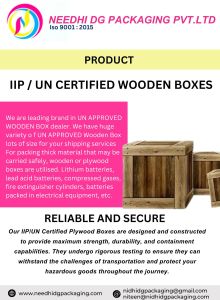 Un/iip Approved Wooden Box