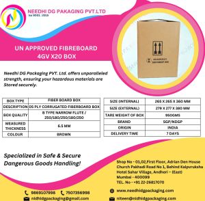 Un 4G Hazmat Fibreboard Box