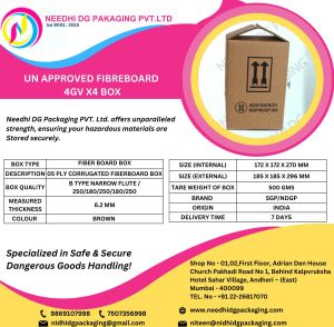 Specialized 4GV Packaging Box