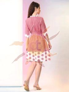 Ladies Pink Tunic Top