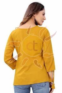 Ladies Mustard Tunic Top