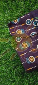 Ladies Maroon Printed Anarkali Kurti