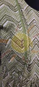 Ladies Pista Green Printed Anarkali Kurti