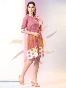 Ladies Pink Tunic Top