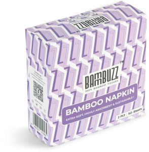 Bammbuzz Lilac Bamboo Napkin