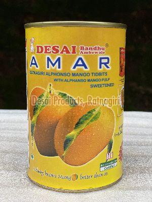 Alphonso Mango Titbits With Alphonso Mango Pulp