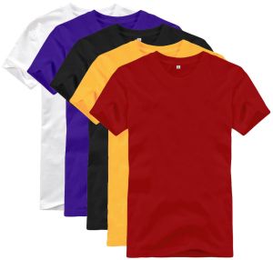Mens Plain Round Neck T-Shirts