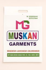 Non Woven Printed D Cut Garments Bags