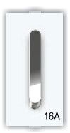 16 AMP Chrome 1 Way Switch