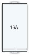 16 AMP Full Jumbo 1 Way Switch
