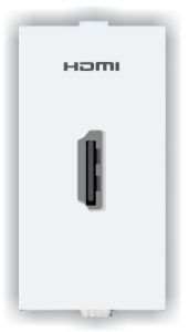 White HDMI Modular Socket