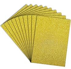 Golden A4 Size Glitter Paper Sheet