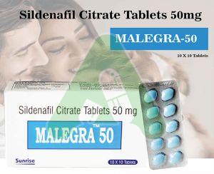 Malegra 50mg Tablets